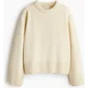 H&m Oversized Jumper In Neutral