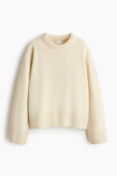 H&m Wool Sweater In Pink