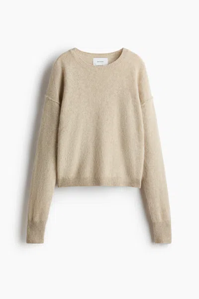 H&m Wool Sweater In Brown