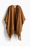 H&m Wool-blend Cape In Brown
