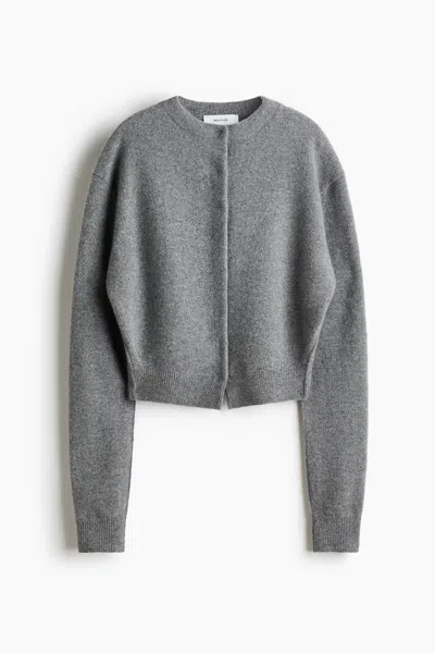 H&m Wool-blend Cardigan In Animal Print