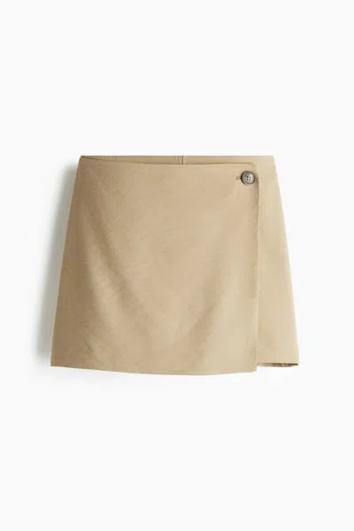 H&M WRAP SKORT