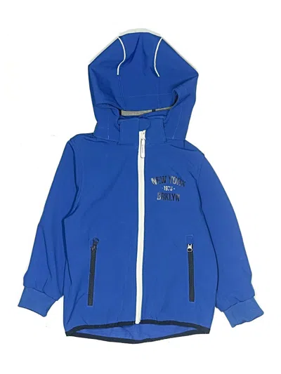 Pre-owned H&m Kids' Zip Up Hoodie In Blue