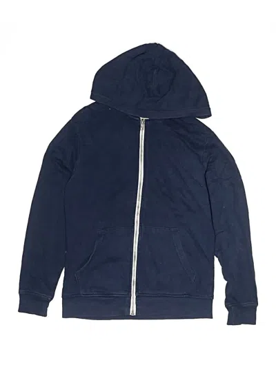 Pre-owned H&m Kids' Zip Up Hoodie In Blue
