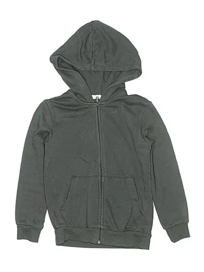 Pre-owned H&m Kids' Zip Up Hoodie In Gray