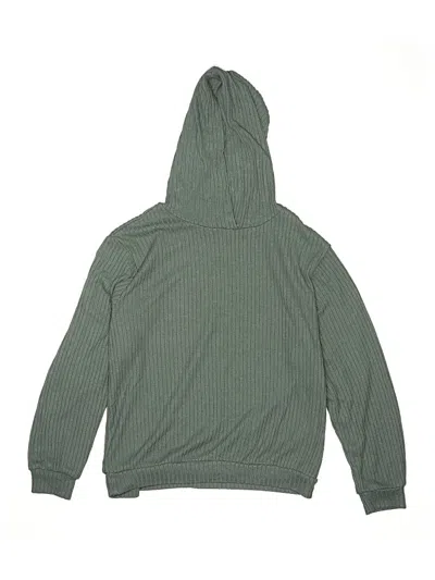 Pre-owned H&m Kids' Zip Up Hoodie In Green