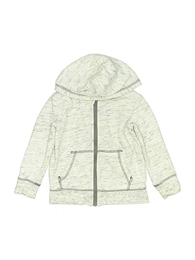 Pre-owned H&m Kids' Zip Up Hoodie In Green