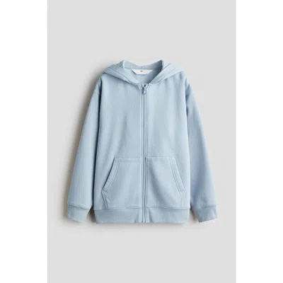 H&m Kids'  Zip-through Hoodie In Blue