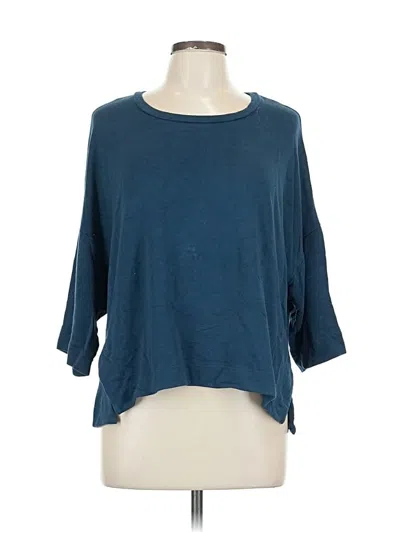 Pre-owned H By Bordeaux 3/4 Sleeve T-shirt In Blue