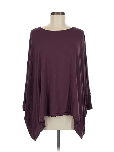Pre-owned H By Bordeaux 3/4 Sleeve T-shirt In Burgundy