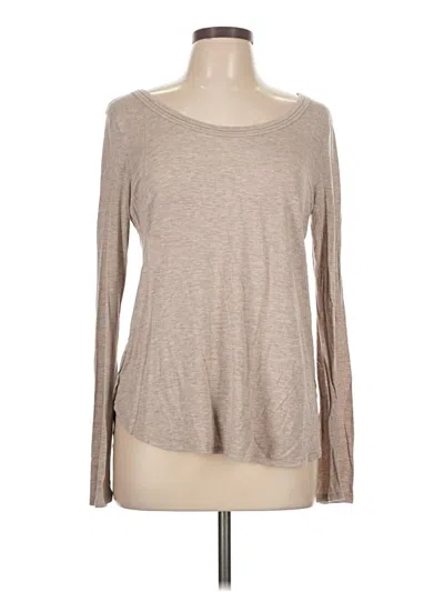 Pre-owned H By Bordeaux Long Sleeve T-shirt In Brown