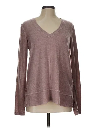 Pre-owned H By Bordeaux Long Sleeve T-shirt In Brown