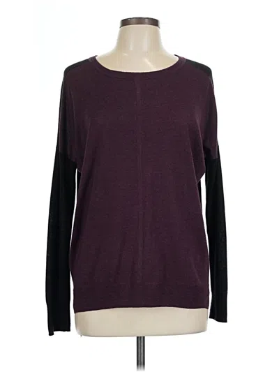 Pre-owned H By Bordeaux Pullover Sweater In Purple