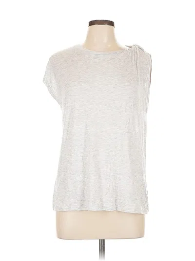 Pre-owned H By Bordeaux Sleeveless T-shirt In Silver