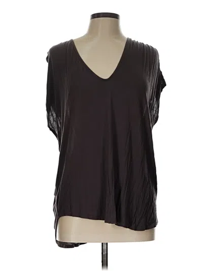 Pre-owned H By Bordeaux Sleeveless T-shirt In Brown