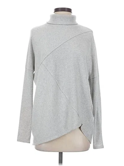 Pre-owned H By Bordeaux Turtleneck Sweater In Gray