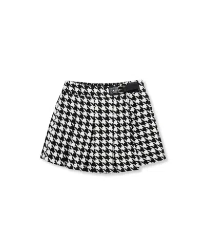 H By Habitual Kids' Big Girls Pleated With Buckle Skort In Black