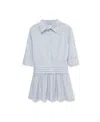 H By Habitual Big Girls Stripe Gathered Shirt Dress