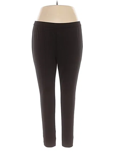 Pre-owned H By Halston Active Pants In Black