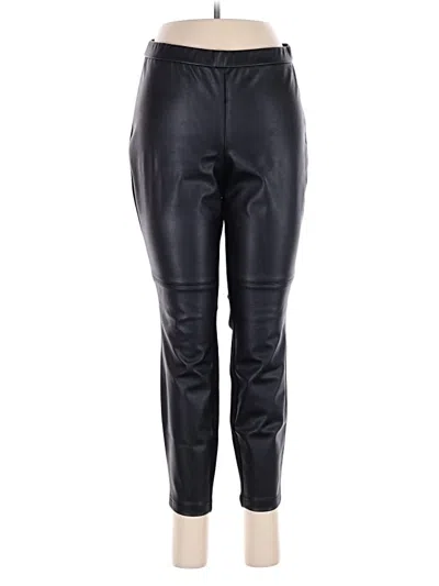 Pre-owned H By Halston Active Pants In Black