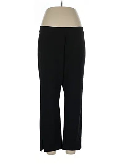 Pre-owned H By Halston Active Pants In Black