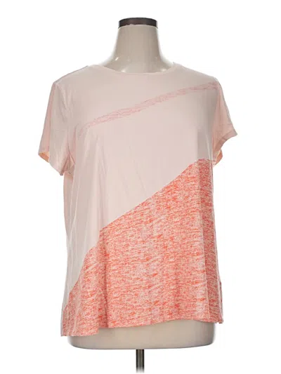 Pre-owned H By Halston Active T-shirt In Pink