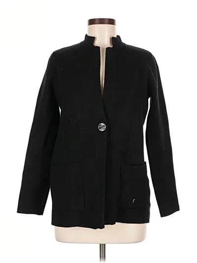 Pre-owned H By Halston Blazer Jacket In Black