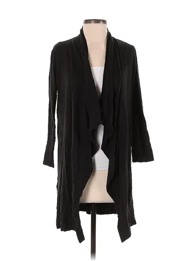 Pre-owned H By Halston Cardigan Sweater In Black