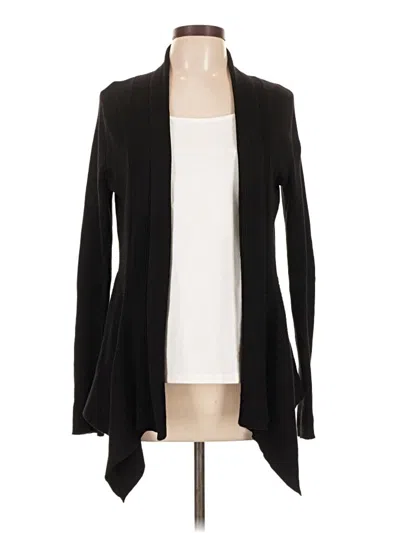 Pre-owned H By Halston Cardigan Sweater In Black