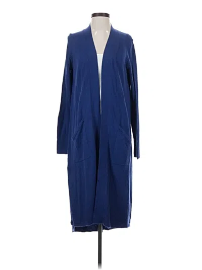 Pre-owned H By Halston Cardigan Sweater In Blue