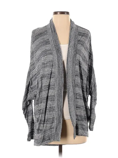 Pre-owned H By Halston Cardigan Sweater In Gray
