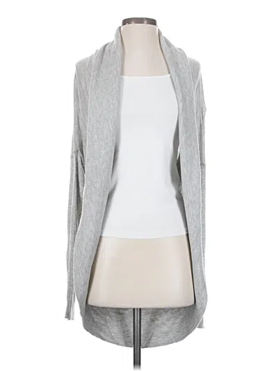 Pre-owned H By Halston Cardigan Sweater In Gray