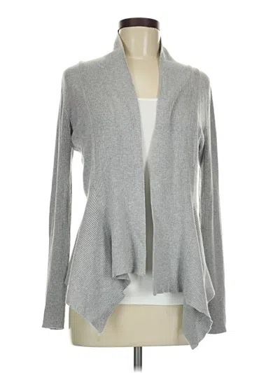 Pre-owned H By Halston Cardigan Sweater In Gray