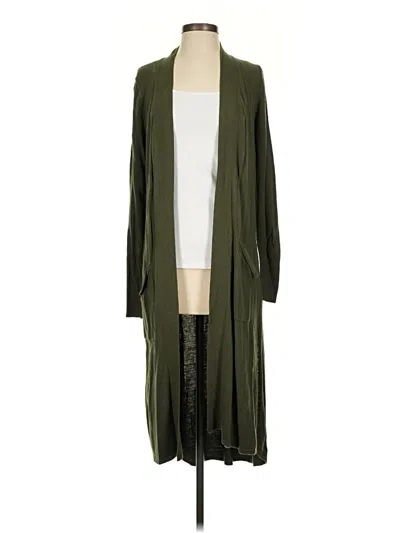 Pre-owned H By Halston Cardigan Sweater In Green