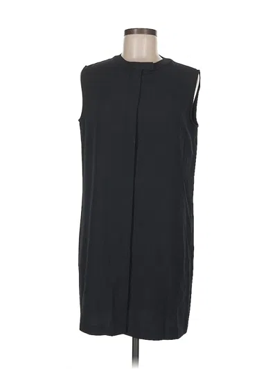 Pre-owned H By Halston Casual Dress In Black