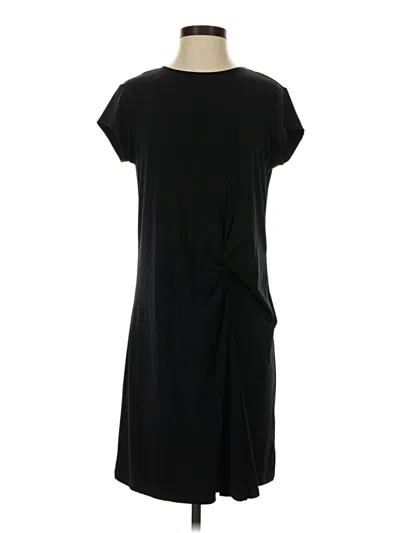 Pre-owned H By Halston Casual Dress In Black