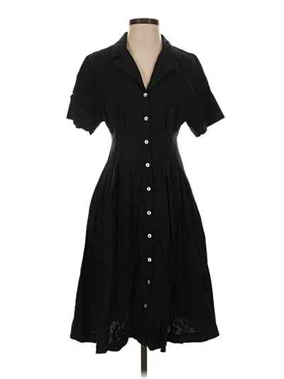 Pre-owned H By Halston Casual Dress In Black