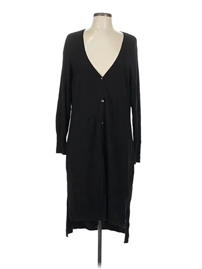 Pre-owned H By Halston Casual Dress In Black