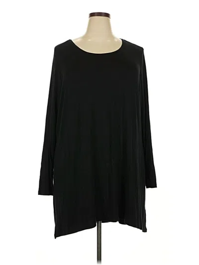 Pre-owned H By Halston Casual Dress In Black