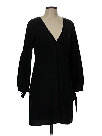 Pre-owned H By Halston Casual Dress In Black