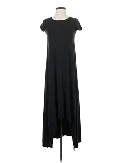 Pre-owned H By Halston Casual Dress In Black