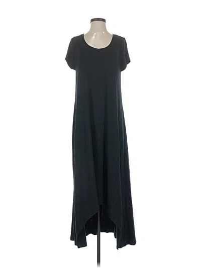 Pre-owned H By Halston Casual Dress In Black