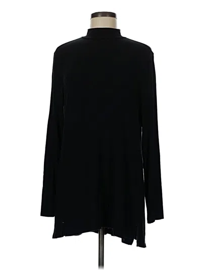 Pre-owned H By Halston Casual Dress In Black