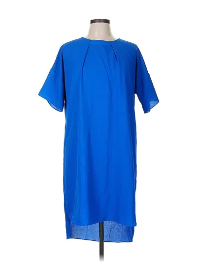 Pre-owned H By Halston Casual Dress In Blue
