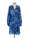 H By Halston Casual Dress In Blue