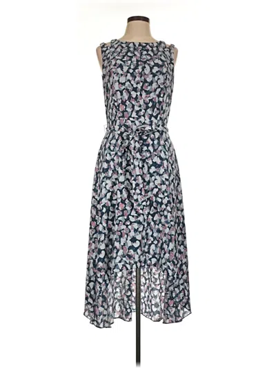 Pre-owned H By Halston Casual Dress In Blue