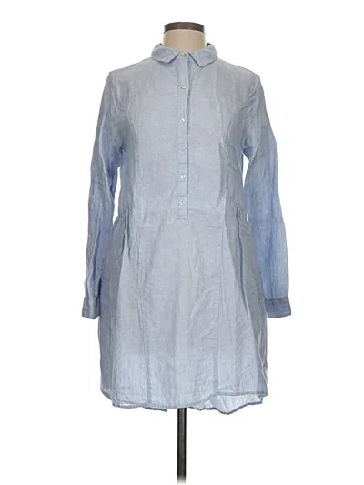 Pre-owned H By Halston Casual Dress In Blue