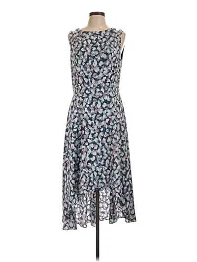 Pre-owned H By Halston Casual Dress In Blue