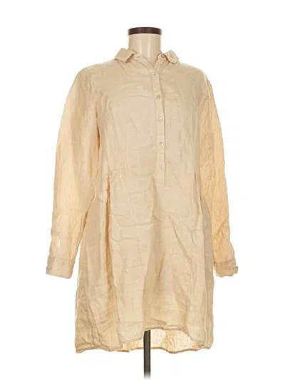 Pre-owned H By Halston Casual Dress In Brown