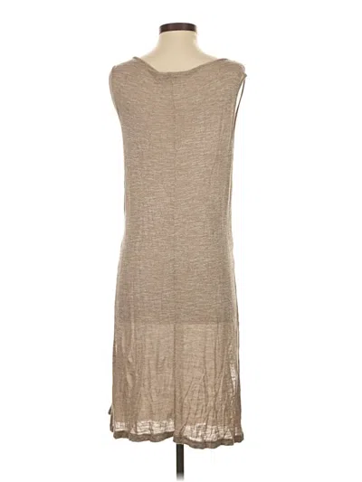 Pre-owned H By Halston Casual Dress In Brown